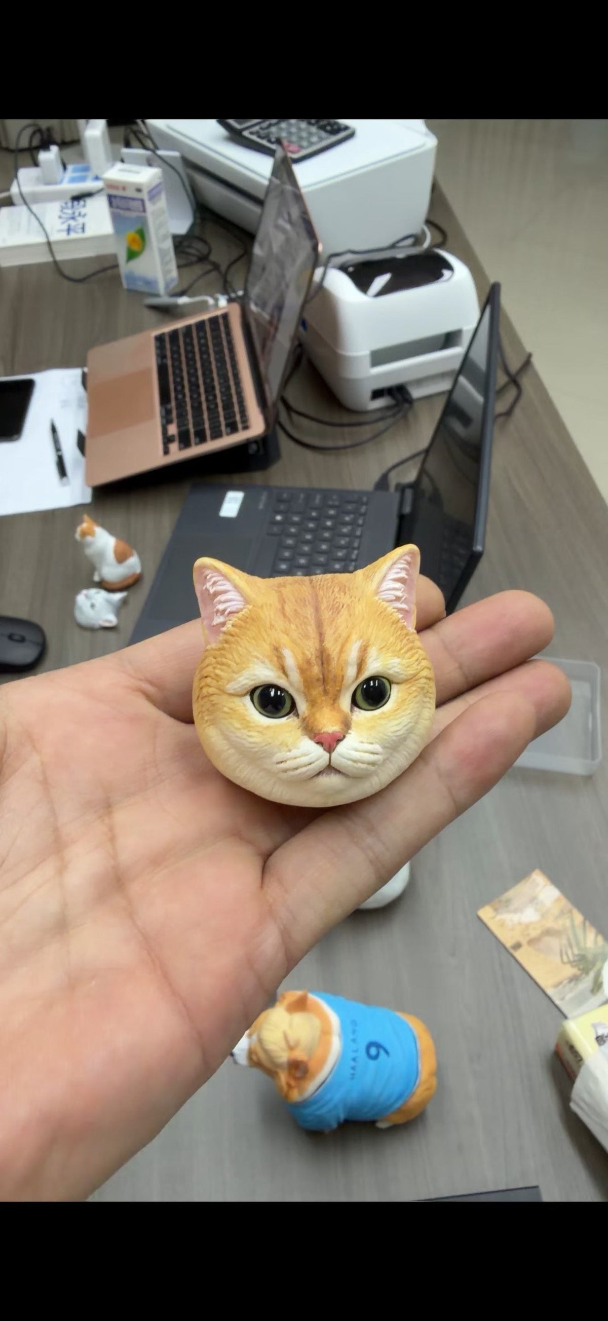 Custom pet portrait charm made from a pet photo
